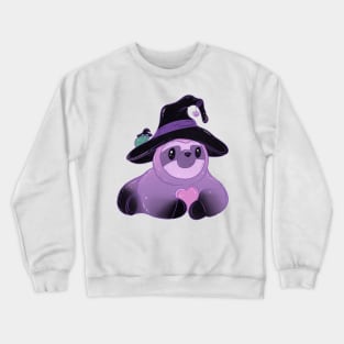 Witchy sloth Crewneck Sweatshirt
